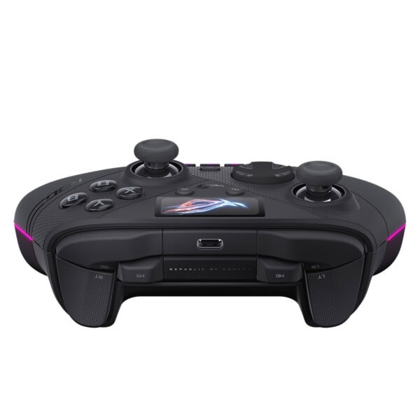 ASUS ROG Raikiri II Pro kablosuz oyun kumandası, 8K Hz Hotswap TMR joystick ve şık tasarımıyla dikkat çekiyor.
