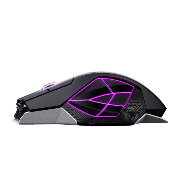 ASUS ROG Spatha X 65K Aimpoint Pro kablosuz oyun faresi, LED aydınlatmalı ve ergonomik tasarım ile yüksek performans sağlar.
