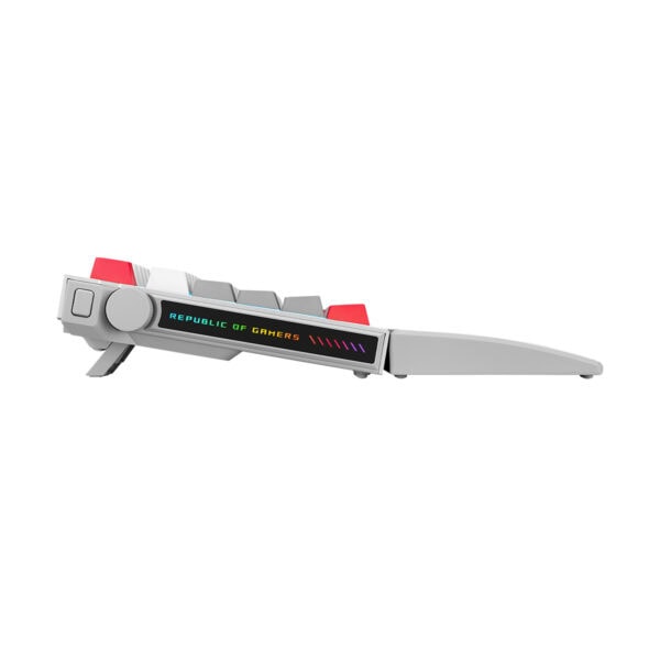 ASUS ROG Strix Morph 96 kablosuz mekanik gaming klavye, RGB aydınlatmalı, hotswap switch özellikleriyle öne çıkıyor.