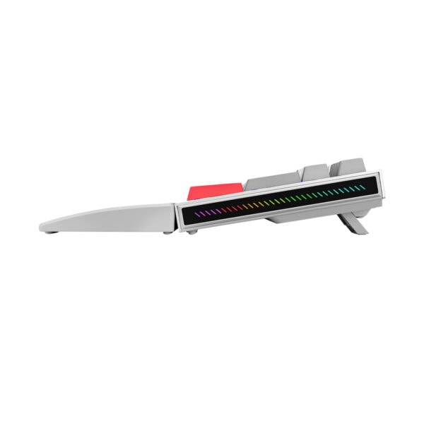 ASUS ROG Strix Morph 96 kablosuz RGB mekanik oyun klavyesi, beyaz renk ve hotswap switch özelliği ile öne çıkıyor.