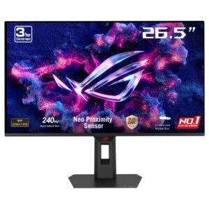 Asus Rog Strix Oled Xg27aqdmesz 26 5 Inc 240hz 0 03ms 2k Qhd Adaptive Sync Qd Oled Pivot Gaming Monitor Fc1