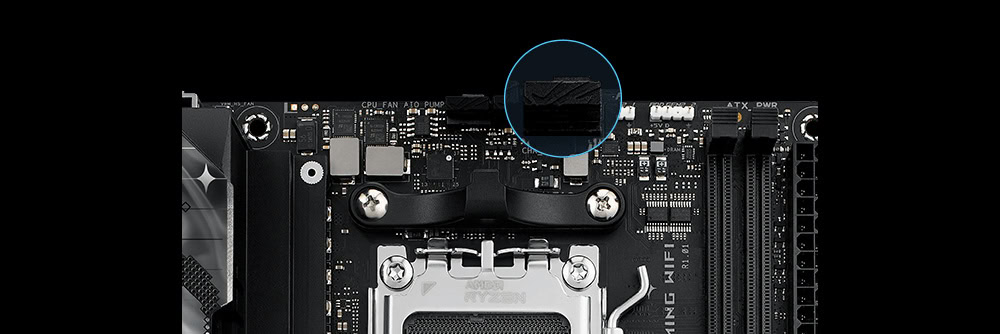 ROG Strix X870-I Gaming WiFi asus-rog-strix-x870-i-gaming-wifi-8600mhzoc-ddr5-soket-am5-m-2-hdmi-mini-itx-anakart