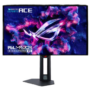 ASUS ROG Swift OLED PG259QWS 24.5 inç 720Hz oyun monitörü, Full HD, Adaptive Sync, WOLED teknolojisi ile yüksek performans ve görsel kalite.