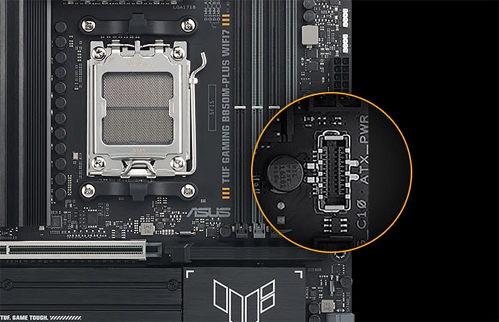 TUF GAMING B850M-PLUS WIFI7 asus-tuf-gaming-b850m-plus-wifi7-8000mhz-oc-ddr5-soket-am5-m-2-hdmi-dp-matx-anakart