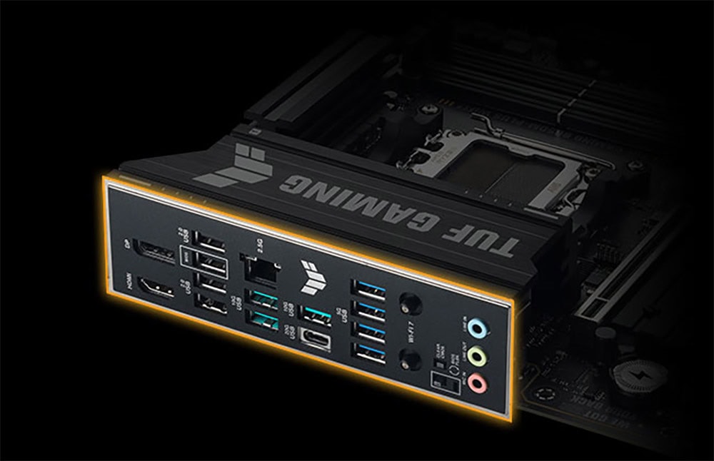 TUF GAMING B850M-PLUS WIFI7 asus-tuf-gaming-b850m-plus-wifi7-8000mhz-oc-ddr5-soket-am5-m-2-hdmi-dp-matx-anakart