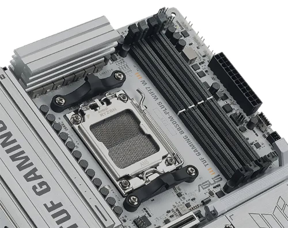 TUF GAMING B850M-PLUS WIFI7 W asus-tuf-gaming-b850m-plus-wifi7-w-8000mhz-oc-ddr5-soket-am5-m-2-hdmi-dp-matx-anakart