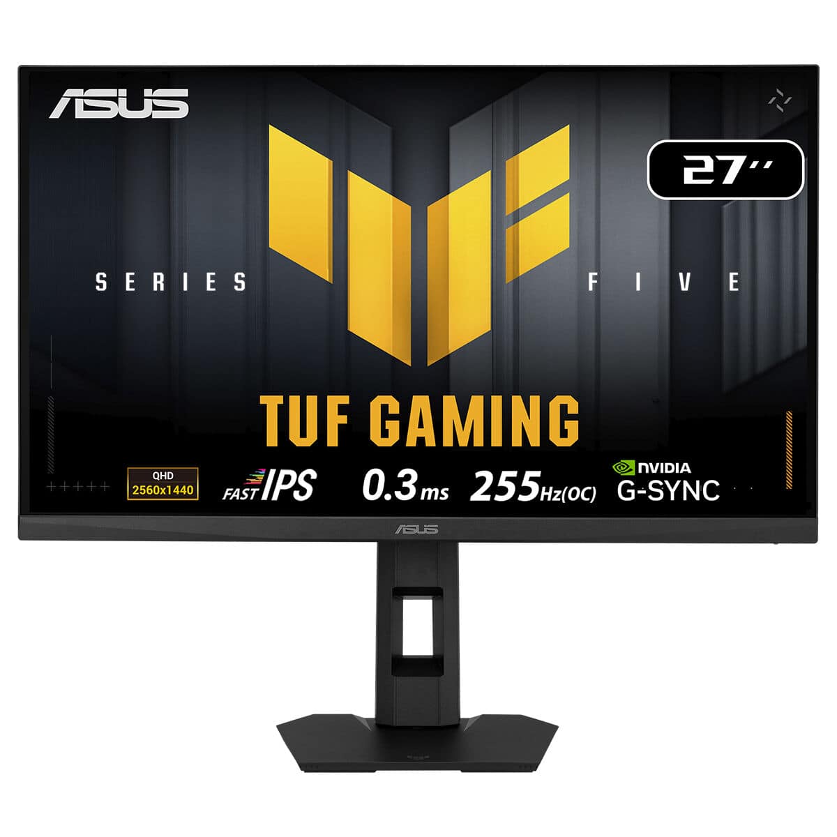 Asus Tuf Gaming Vg27aqmel5f 27 Inc 255hz 0 3ms 2k Qhd Adaptive Sync Fast Ips Pivot Gaming Monitor Fc1