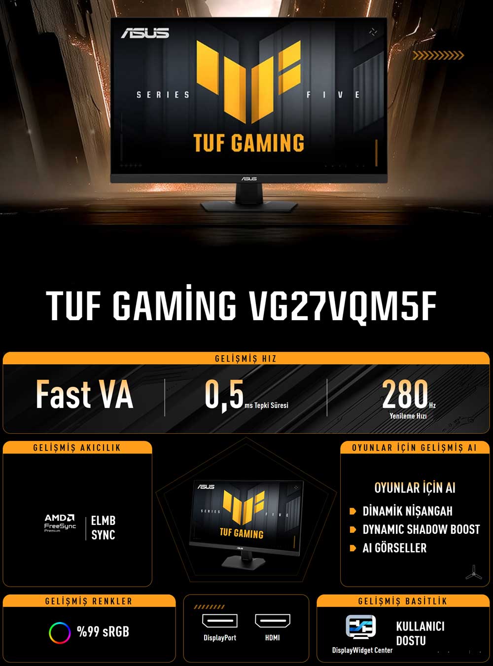 VG27VQM5F asus-tuf-gaming-vg27vqm5f-27-inc-280hz-0-5ms-full-hd-adaptive-sync-fast-va-kavisli-gaming-monitor