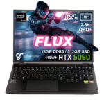Gameraider Flux Gr16 Amd Ryzen 9 8940hx Rtx 5060 8gb 115w 16gb Ddr5 512gb Ssd 16 Inc 2 5k Qhd 180hz Freedos Gaming Laptop Fc1