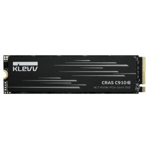 KLEVV CRAS 910G 1TB NVMe PCIe Gen4 SSD, yüksek performanslı M.2 SSD, oyun ve profesyonel kullanım için ideal.