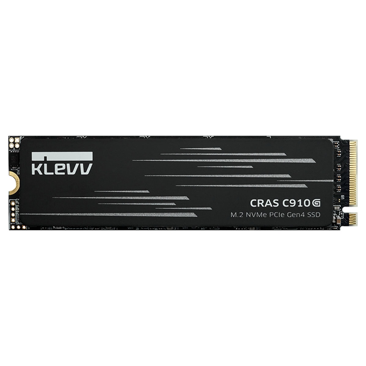 KLEVV CRAS 910G 1TB NVMe PCIe Gen4 SSD, yüksek performanslı M.2 SSD, oyun ve profesyonel kullanım için ideal.