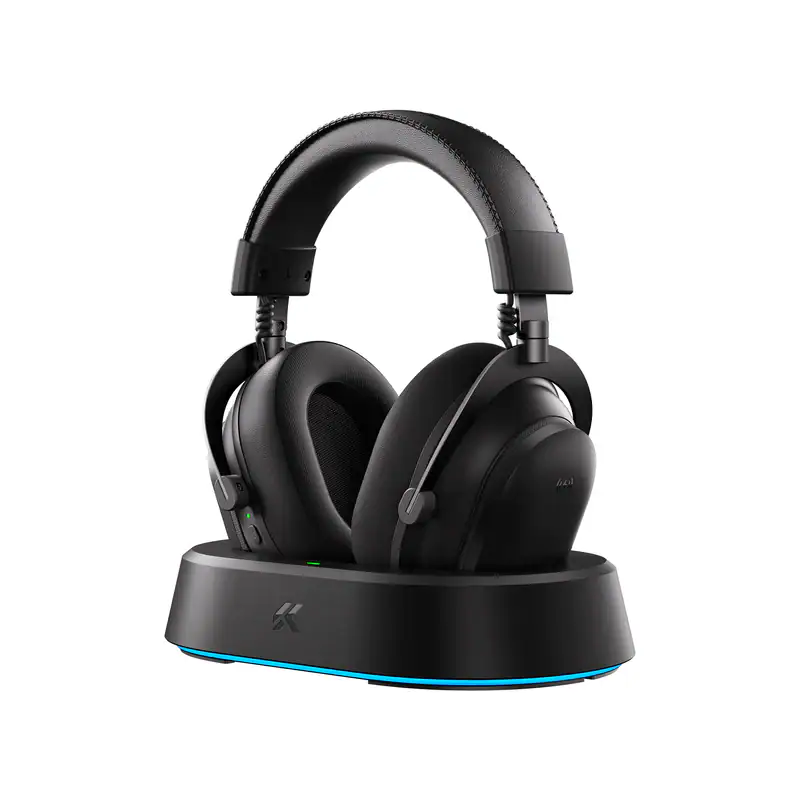 Mchose Official Steel Black Mchose V9 Turbo Magnetic Wireless Gaming Headset 1214637909