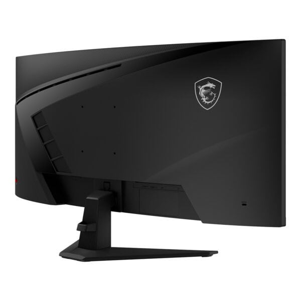 MSI MAG 346CQDF E20 34 inç kavisli gaming monitör, 400Hz yenileme hızı, UWQHD çözünürlük, FreeSync Premium, Rapid VA panel, şık tasarım.