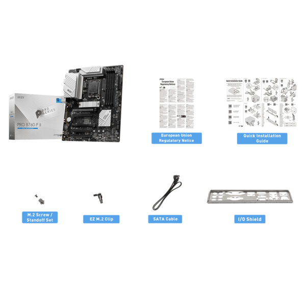 Msi Pro B760 P Ii 7000mhz Oc Ddr5 Soket Lga1700 M 2 Hdmi Dp Atx Anakart Fc7