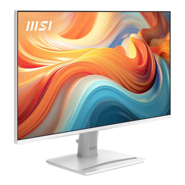 MSI PRO MP243W 23.8 inç 144Hz 1ms Full HD IPS Beyaz Monitör, şık tasarımı ve yüksek performansıyla oyun ve ofis kullanımı için ideal.