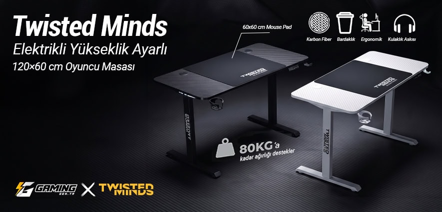 Twisted Minds Tm Paradox120 Oyuncu Masası Kopya