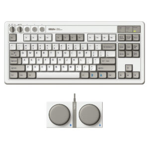 8bitdo Retro M Edition Kailh Box White V2 Switch Hotswap Kablosuz Ingilizce Mekanik Gaming Klavye Fc1