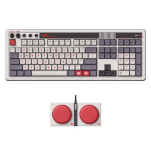 8bitdo Retro N Edition Kailh Box White V2 Switch Hotswap Kablosuz Ingilizce Mekanik Gaming Klavye Fc1