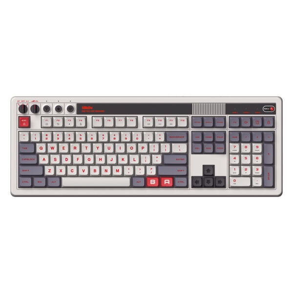 8bitdo Retro N Edition Kailh Box White V2 Switch Hotswap Kablosuz Ingilizce Mekanik Gaming Klavye Fc2