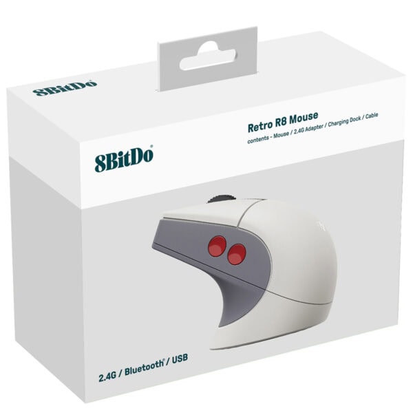 8bitdo Retro R8 N Edition Pixart 8k Hz 3395 Sensor Kablosuz Gaming Mouse Fc9