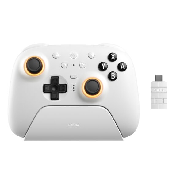 8bitdo Ultimate 2 Beyaz Kablosuz Gamepad Fc9