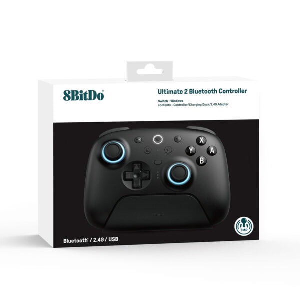 8bitdo Ultimate 2 Siyah Kablosuz Gamepad Fc10