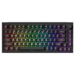 Akko 5075 V5 He Black Z Caps U Prism Manyetik Switch 8k Hz Hall Effect Hotswap Argb Kablosuz Ingilizce Gaming Klavye Fc1