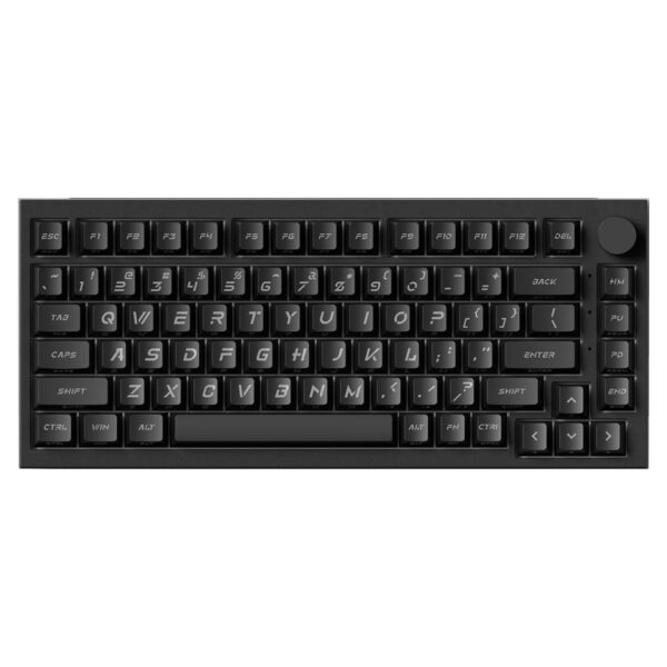 Akko 5075 V5 He Black Z Caps U Prism Manyetik Switch 8k Hz Hall Effect Hotswap Argb Kablosuz Ingilizce Gaming Klavye Fc3