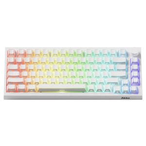 Akko 5075 V5 He Comic U Prism Manyetik Switch 8k Hz Hall Effect Hotswap Argb Kablosuz Ingilizce Gaming Klavye Fc2