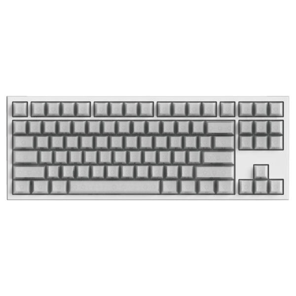 Akko 5087 V5 Tmr Glassy Carbon Fiber White Tkl Prism Manyetik Switch 8k Hz Hall Effect Hotswap Argb Kablosuz Ingilizce Gaming Klavye Fc3