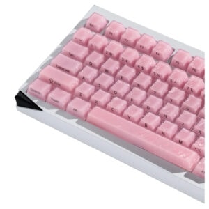 Akko Glassy Carbon Fiber Pink Cherry Double Shot Pcabs 126 Adet Keycap Set Fc2