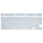 Akko Glassy Carbon Fiber White Cherry Double Shot Pcabs 126 Adet Keycap Set Fc1