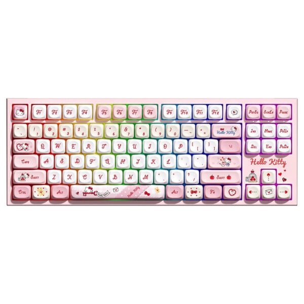 Akko Hello Kitty 5087 V5 Tkl V3 Piano Pro Switch Hotswap Argb Kablosuz Ingilizce Mekanik Gaming Klavye Fc1