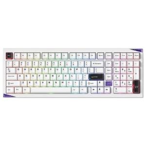 Akko Mineral 02 Via Black On White Stellar Rose Switch Hotswap Rgb Kablosuz Ingilizce Mekanik Gaming Klavye Fc1