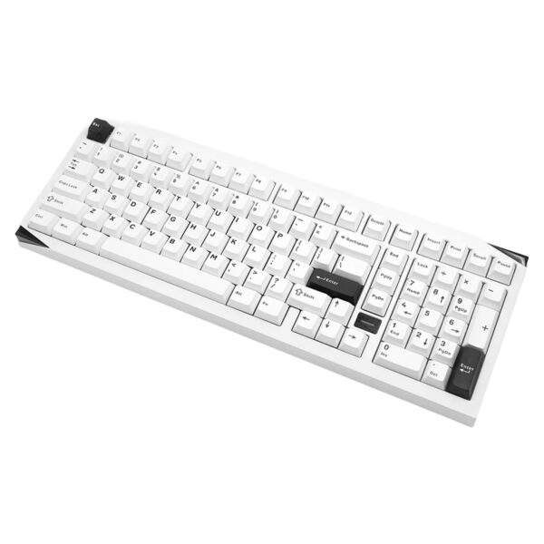 Akko Mineral 02 Via Black On White Stellar Rose Switch Hotswap Rgb Kablosuz Ingilizce Mekanik Gaming Klavye Fc3