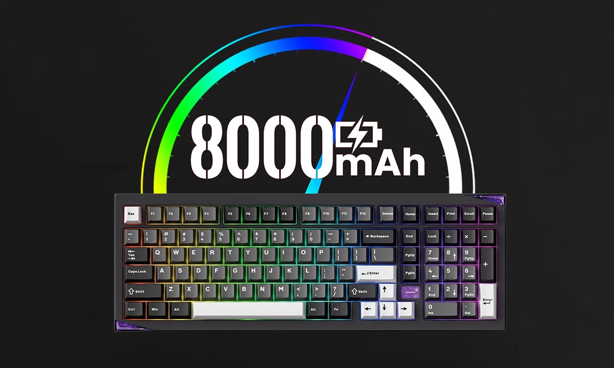 Dahili 8000 mAh pil