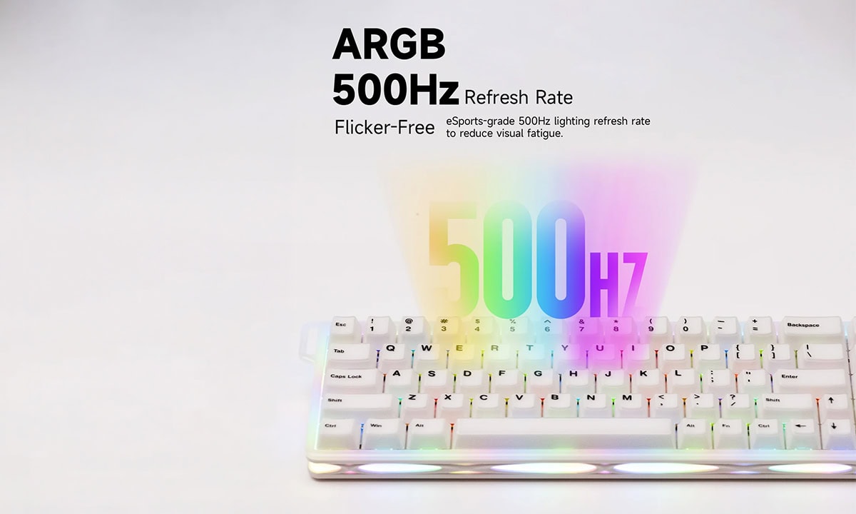 500 Hz yenileme hızına sahip ARGB