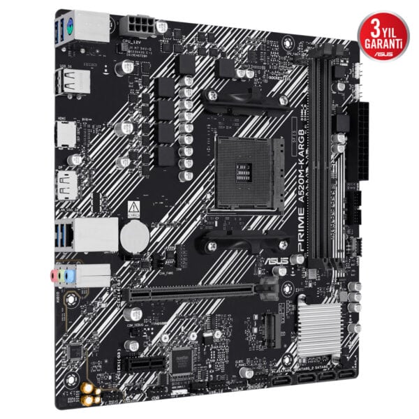 Asus Prime A520m K Argb 5100mhz Oc Ddr5 Soket Am4 M 2 Hdmi Dp Matx Anakart Fc4