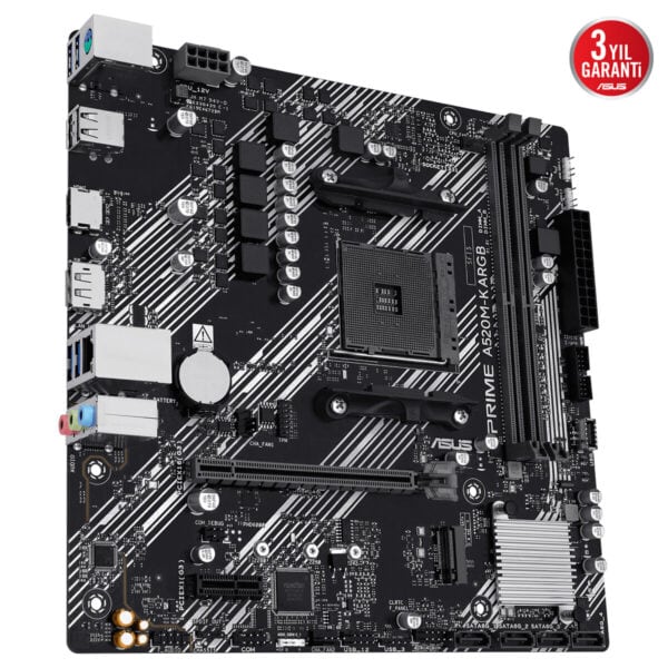 Asus Prime A520m K Argb 5100mhz Oc Ddr5 Soket Am4 M 2 Hdmi Dp Matx Anakart Fc5