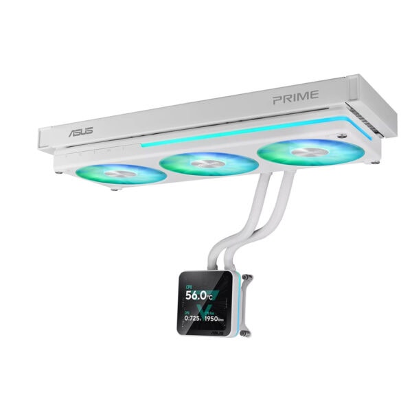 Asus Prime Slc Ii 360 Argb Lcd White Edition 360mm Intel Amd Uyumlu İşlemci Sıvı Soğutucu 4