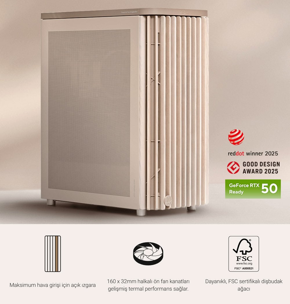 ProArt PA401 Wood Edition Beige - Mesh Panel asus-proart-pa401-wood-edition-beige-mesh-panel-gaming-kasa