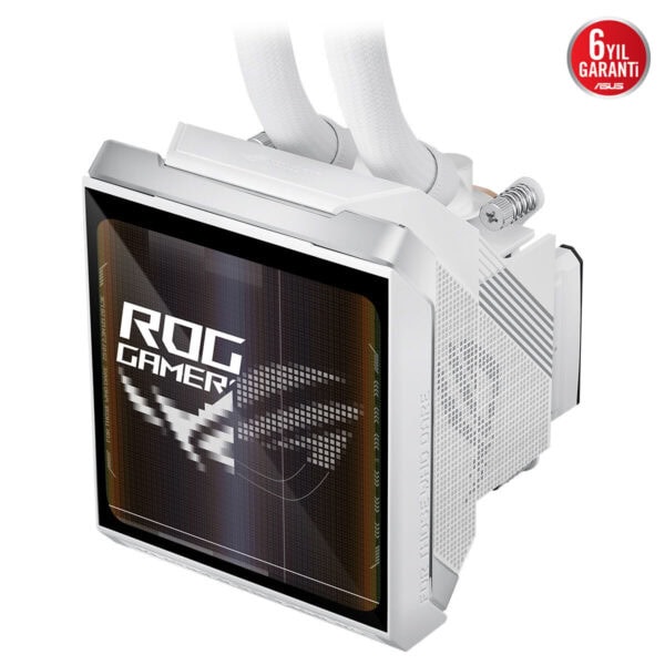 Asus Rog Strix Slc Iv 360 Argb Lcd White Edition 360mm Intel Amd Uyumlu İşlemci Sıvı Soğutucu 10