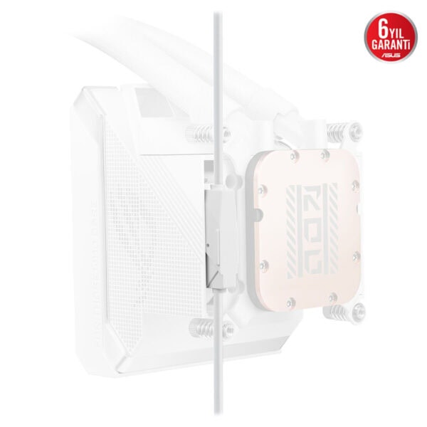 Asus Rog Strix Slc Iv 360 Argb Lcd White Edition 360mm Intel Amd Uyumlu İşlemci Sıvı Soğutucu 11