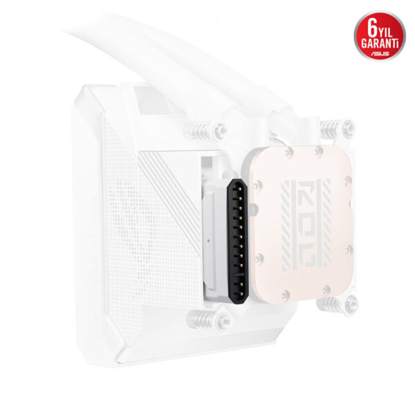 Asus Rog Strix Slc Iv 360 Argb Lcd White Edition 360mm Intel Amd Uyumlu İşlemci Sıvı Soğutucu 12