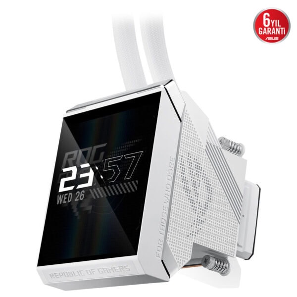Asus Rog Strix Slc Iv 360 Argb Lcd White Edition 360mm Intel Amd Uyumlu İşlemci Sıvı Soğutucu 13