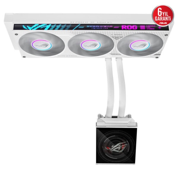 Asus Rog Strix Slc Iv 360 Argb Lcd White Edition 360mm Intel Amd Uyumlu İşlemci Sıvı Soğutucu 4