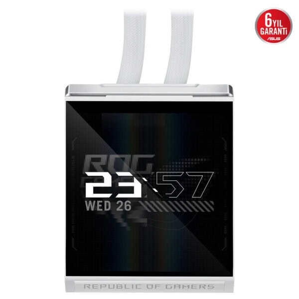 Asus Rog Strix Slc Iv 360 Argb Lcd White Edition 360mm Intel Amd Uyumlu İşlemci Sıvı Soğutucu 8