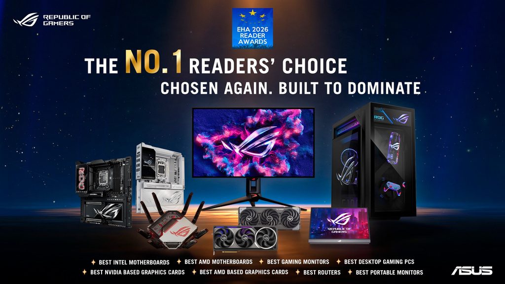 Asus'tan Büyük Başarı! 2026 Eha Reader Awards'ta 10 Ödül Birden H2