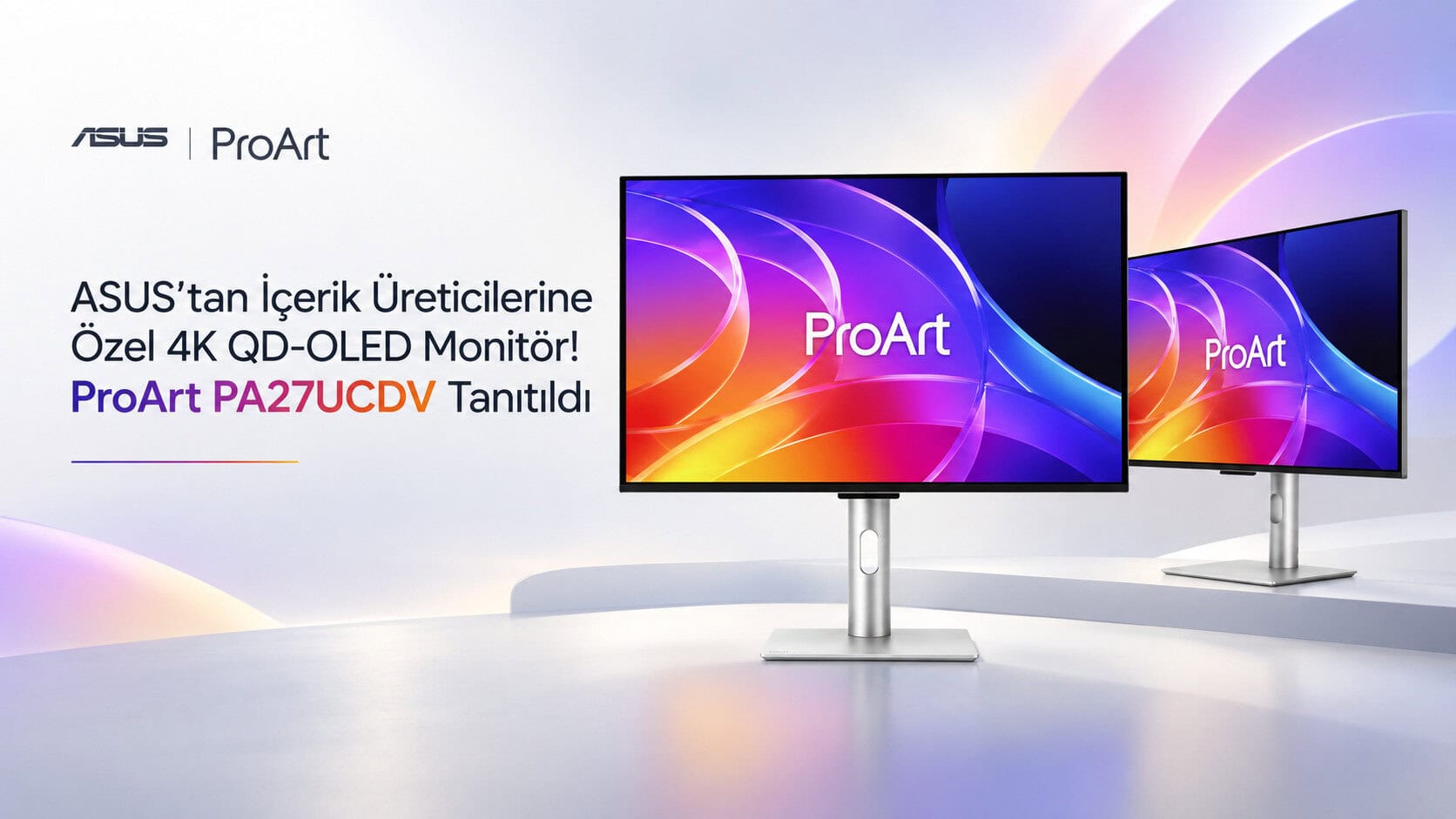 Asus'tan İçerik Üreticilerine Özel 4k Qd Oled Monitör! Proart Pa27ucdv Tanıtıldı 1
