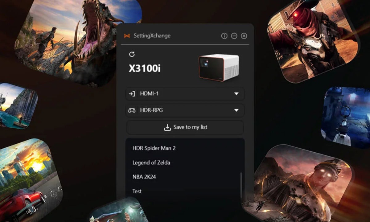 BenQ SettingXchange